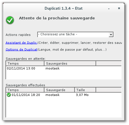 Duplicati 1.3.4 - Etat_011