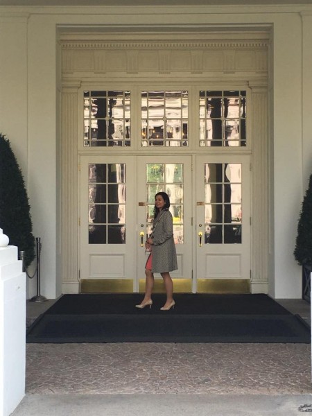 Azadeh Pourzand at the White House for Nowruz celebrations.