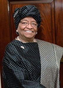 Liberia's president Ellen Johnson Sirleaf, a Nobel peace laureate,  acknowledges that the education system in Liberia is "in a mess". Public Domain photo from the US State Department. 