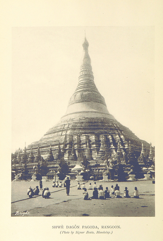 A pagoda in Rangoon