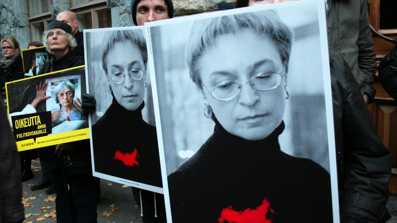 Anna Politkovskaya. Source: Amnesty Finland, Flickr