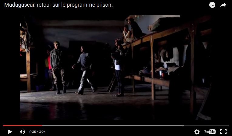 Capture d'écran de la vidéo de Médecins du Monde sur les prisons à Madagascar via Youtube