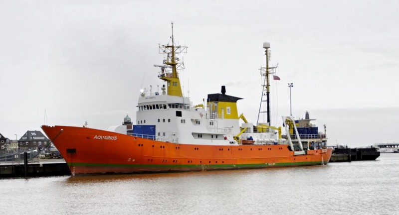Le bateau Aquarius en 2012 à Cuxhaven CC BY-SA 3.0 
