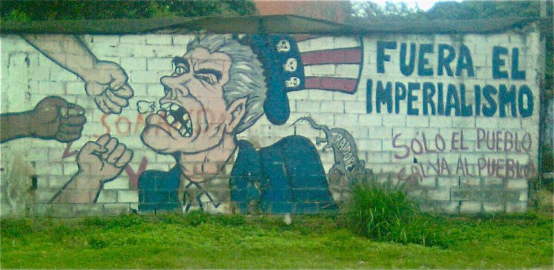 Political graffiti in Caracas. FOTO: Erik Cleves Kristensen (CC BY 2.0)