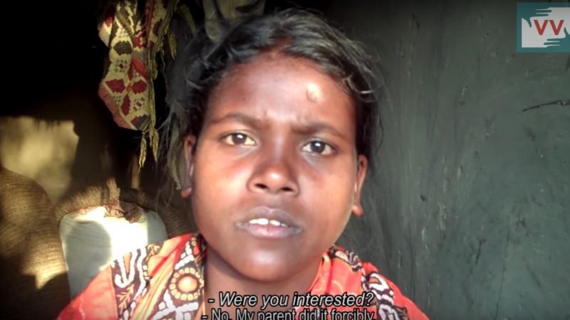 A wife at 12, Mexiri from Odisha suffered domestic violence at the hands of her husband and in-laws. Screenshot from the video