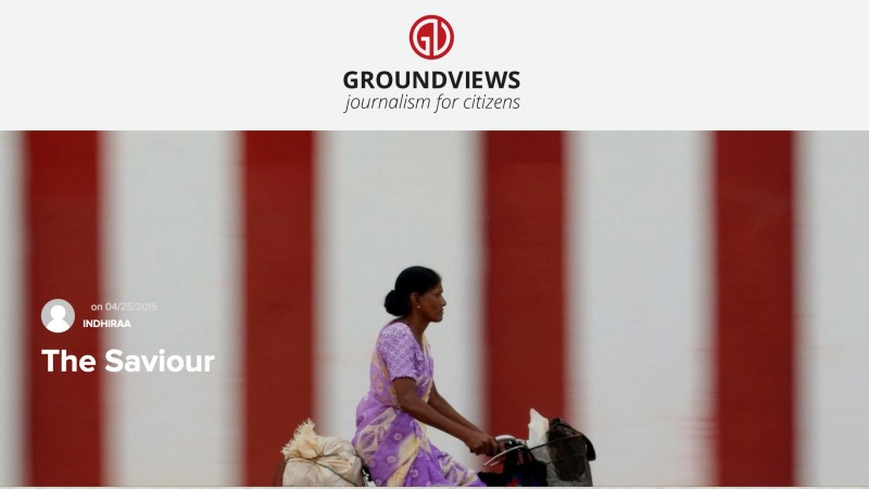 Screenshot from Groundviews website.