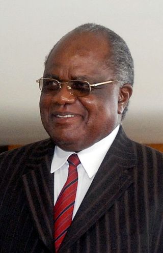 Namibia's outgoing president Hifikepunye Pohamba. Photo released under Creative Commons by Agência Brasil.