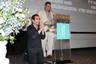 Iranian film maker, M. Makhmalbaf, at JFF, photo courtesy of JFF official website