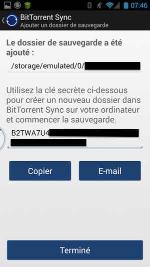 Sauvegarder les photos de son mobile avec BTSync Screenshot 2013 08 28 07 46 07 Sauvegarder les photos de son mobile avec BTSync
