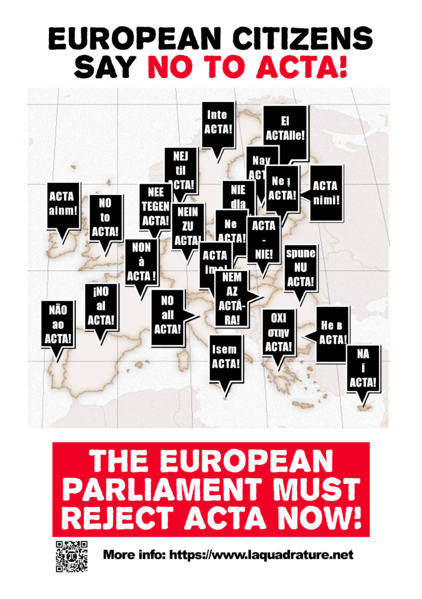 EP must say no to ACTA