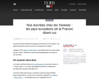 [Rue89] Nos données chez les Yankees : les pays européens (et la France) disent oui
