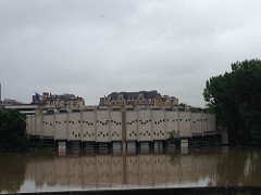 Ile de Puteaux, inondation, pont de Neuilly
