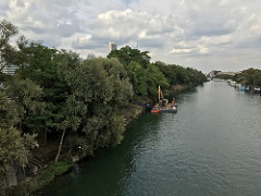 Ile de Puteaux, chantier rives de Seine