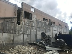 Destruction du vieux cinéma de Puteaux