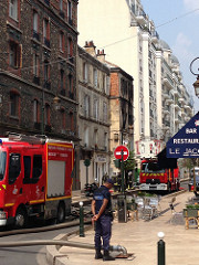 Incendie immeuble 3 rue Jacotot Puteaux