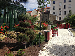 Jardin rue Eichenberger Puteaux