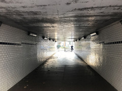 tunnel piéton, la défense, puteaux