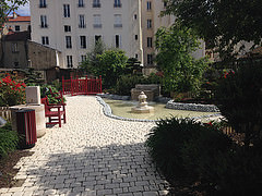 Jardin rue Eichenberger Puteaux