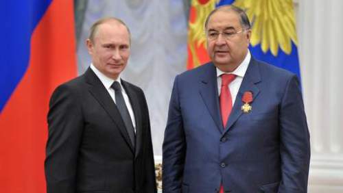 Vladimir Poutine et Alicher Ousmanov
